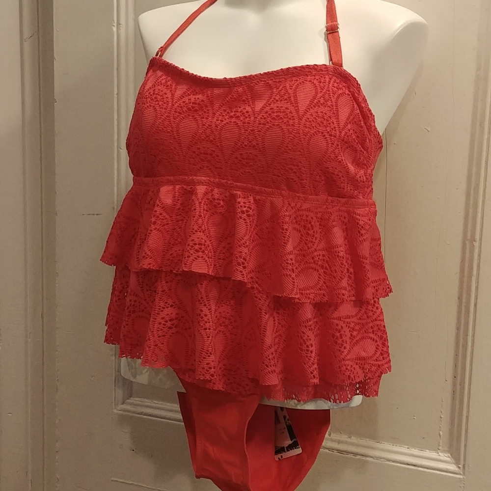 NWT Size 14 2Pc. Tankini Swim Set